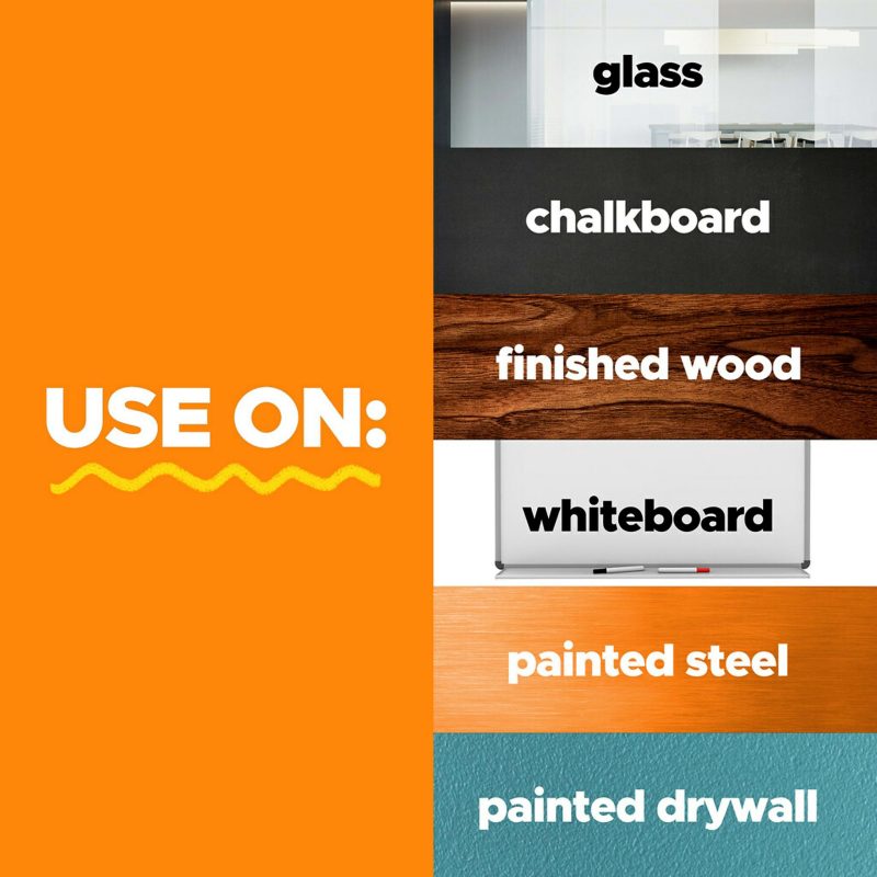 Post it® Non-Magnetic Dry-Erase Whiteboard Surface, 48" x 96", White - Image 10