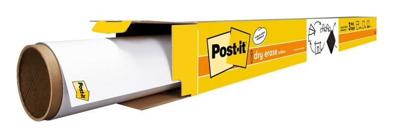 Post it® Non-Magnetic Dry-Erase Whiteboard Surface, 48" x 96", White - Image 11