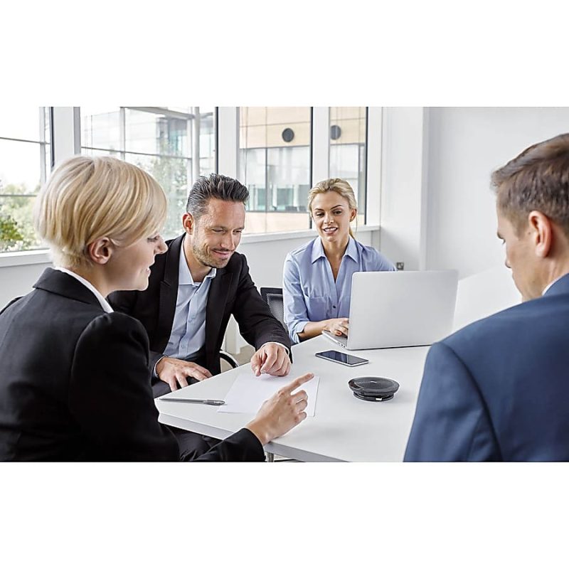 Jabra Speak 510 UC Wired/Wireless Bluetooth Speakerphone - Skype for Business - 4 Meeting Persons CapacityOmni-directional Microphone(s) - Image 5