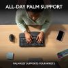 Logitech® Wave Keys Wireless Ergonomic Keyboard With Cushioned Palm Rest, 61% Recycled, Graphite, 920-011898 - Image 4