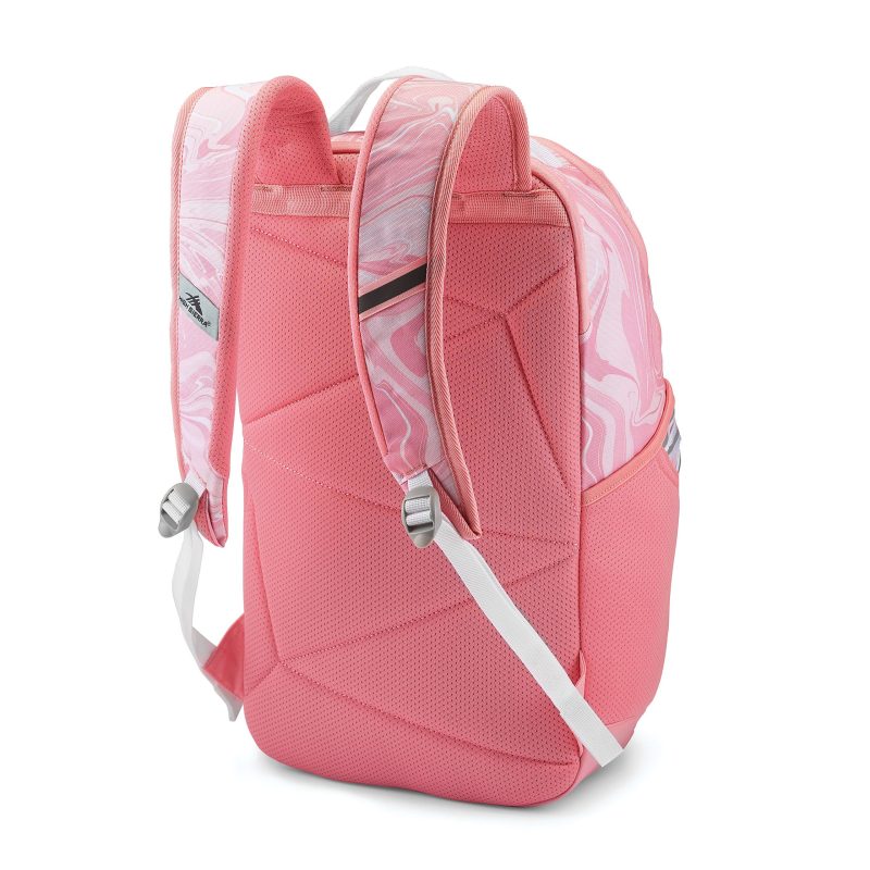 High Sierra Swoop Backpack With 17" Laptop Pocket, Pink - Image 2