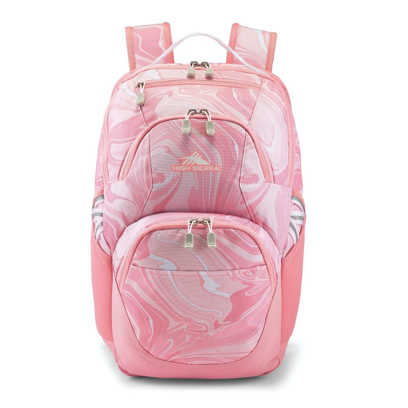 High Sierra Swoop Backpack With 17" Laptop Pocket, Pink - Image 3