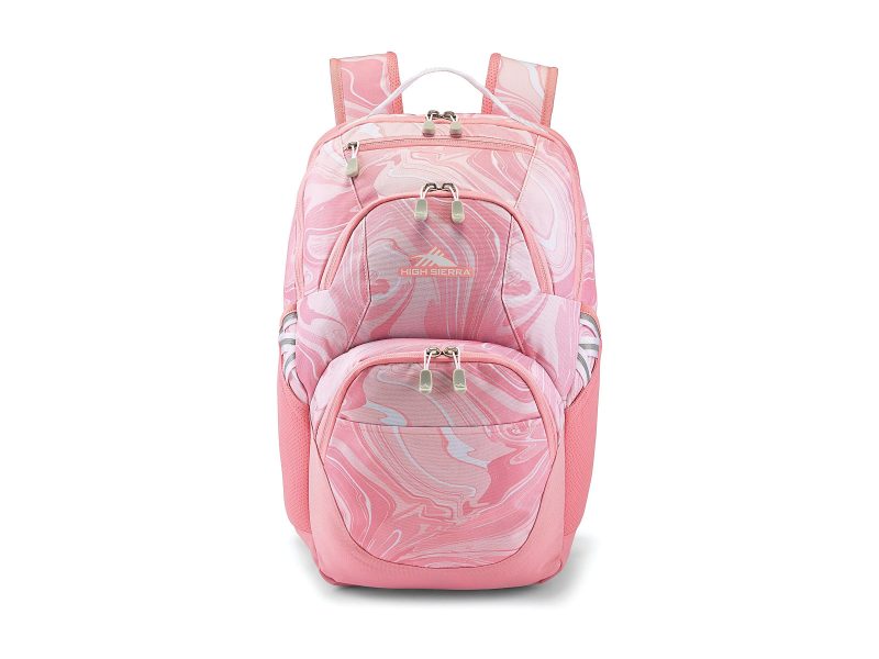 High Sierra Swoop Backpack With 17" Laptop Pocket, Pink - Image 8