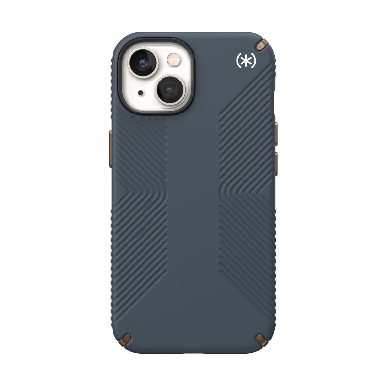 Speck Presidio2 Grip MagSafe iPhone® 14 Case, Charcoal, 150059-3068 - Image 2