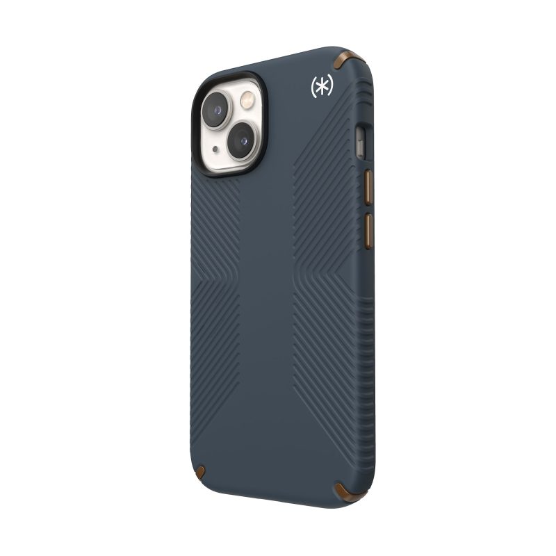 Speck Presidio2 Grip MagSafe iPhone® 14 Case, Charcoal, 150059-3068 - Image 3