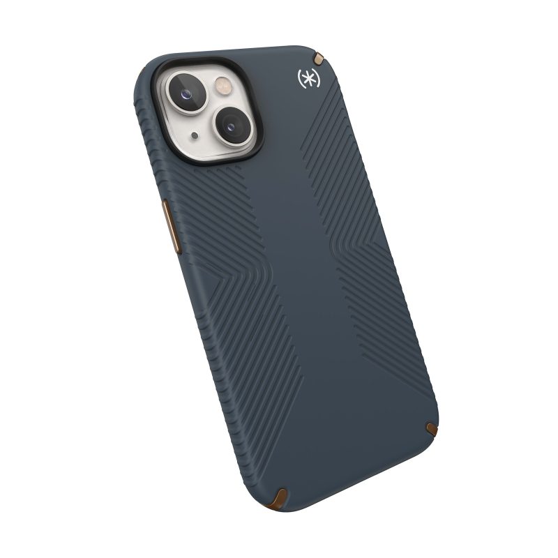 Speck Presidio2 Grip MagSafe iPhone® 14 Case, Charcoal, 150059-3068 - Image 5