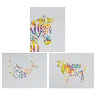Pacon Now You See It! Art Paper, 8-1/2” x 11”, Radiant Gradient, Pack Of 50 Sheets