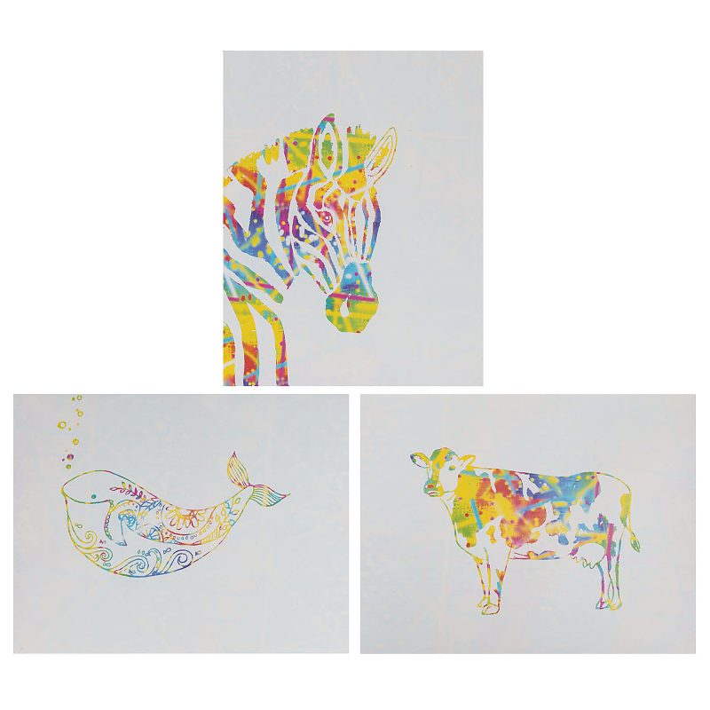 Pacon Now You See It! Art Paper, 8-1/2” x 11”, Radiant Gradient, Pack Of 50 Sheets