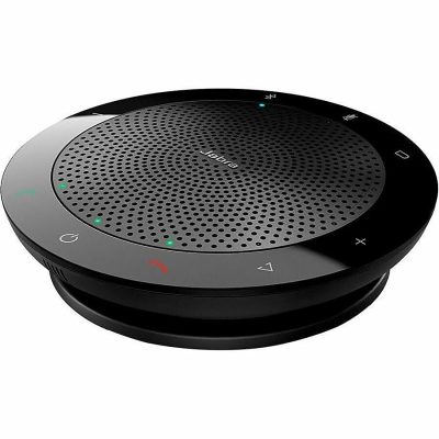 Jabra Speak 510 MS Wired/Wireless Bluetooth Speakerphone - Black - 4 Meeting Persons CapacityOmni-directional Microphone(s) - 50 mm Speaker(s)