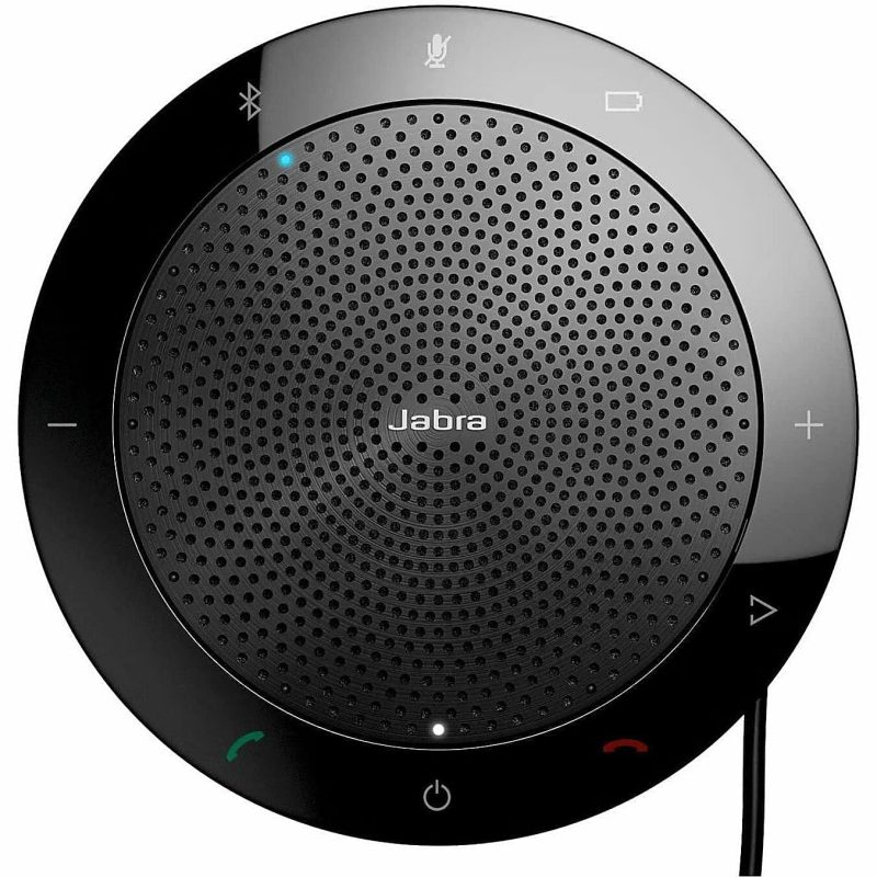 Jabra Speak 510 MS Wired/Wireless Bluetooth Speakerphone - Black - 4 Meeting Persons CapacityOmni-directional Microphone(s) - 50 mm Speaker(s) - Image 3
