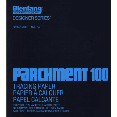 Bienfang Parchment 100 Tracing Paper, 14" x 17", Pad Of 100 Sheets