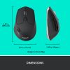 Logitech® M720 Triathlon Multi-Device Wireless Mouse, Black/Gray, 910-004790 - Image 9