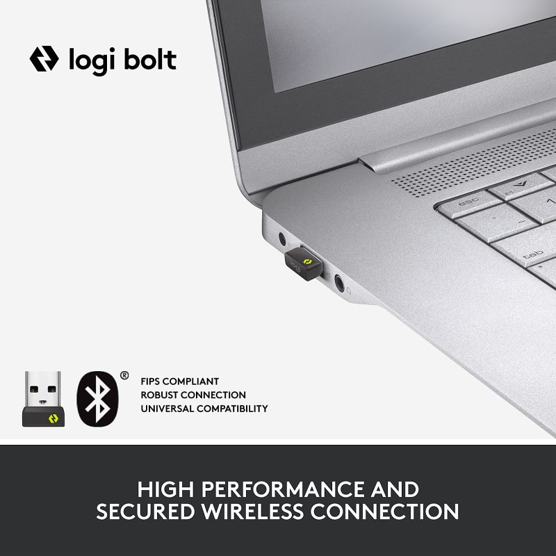 Logitech® ERGO K860 Split Ergonomic Wireless Keyboard For Business, Graphite, 920010175 - Image 2