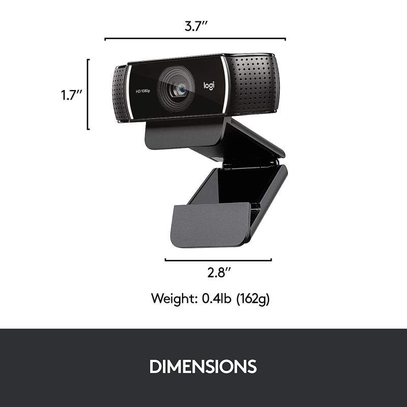 Logitech® C922 Pro Stream Webcam 1080P Camera for HD Video Streaming - Image 7
