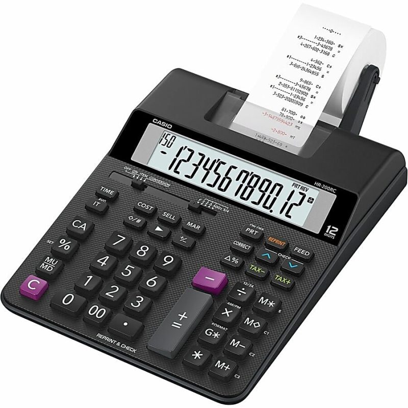 Casio® HR-200RC Compact Printing Calculator - Image 4