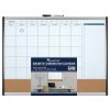 Quartet® Calendar Magnetic Dry-Erase Whiteboard, 17" x 23", Black/Silver Plastic Frame - Image 4