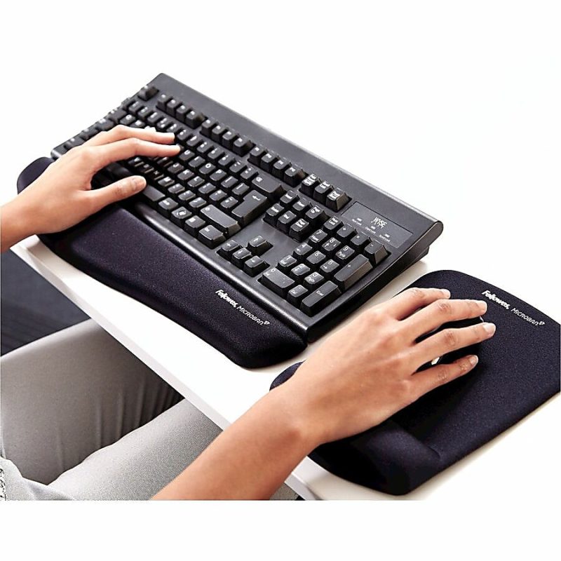Fellowes® PlushTouch™ Keyboard Wrist Rest, Black - Image 9