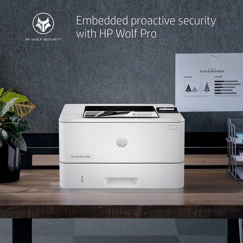 HP LaserJet Pro 4001dn Laser Monochrome Printer - Image 4