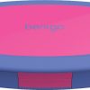 Bentgo Kids Brights Lunch Box, 2"H x 6-1/2"W x 8-1/2"D, Fuchsia