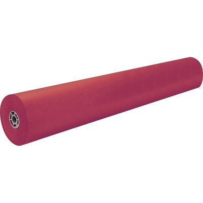 Pacon® Rainbow Duo-Finish Kraft Paper Roll, 36" x 1000', Sky Blue - Red