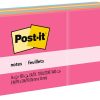 Post-it Notes, 14 Pads, 3 in x 3 in, Clean Removal, School Supplies and Office Products, Sticky Notes for Vertical Surfaces, Monitors, Walls and Windows, Poptimistic Collection