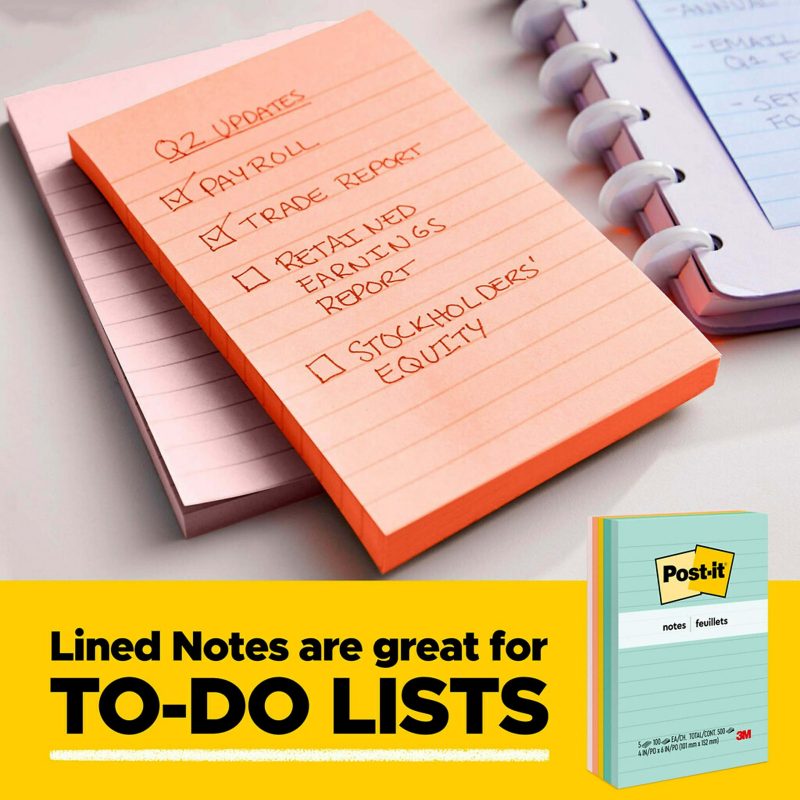 Post-it Notes, 14 Pads, 3 in x 3 in, Clean Removal, School Supplies and Office Products, Sticky Notes for Vertical Surfaces, Monitors, Walls and Windows, Poptimistic Collection - Image 9
