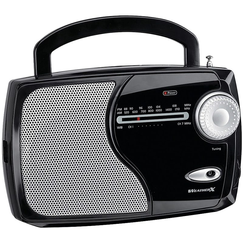 WeatherX WR282B Weather & Alert Radio - AM, FM - Image 2