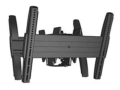 Chief Fusion Medium Flat Panel Ceiling TV Mount - For Displays 32-65" - Mounting component (2 interface brackets) - for flat panel - black - screen size: 26"-50" - mounting interface: up to 400 x 400 mm - pole mount