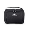 High Sierra Single Compartment Lunch Case, 7-1/8"H x 10-7/16"W x 3-3/16"D, Black - Image 2
