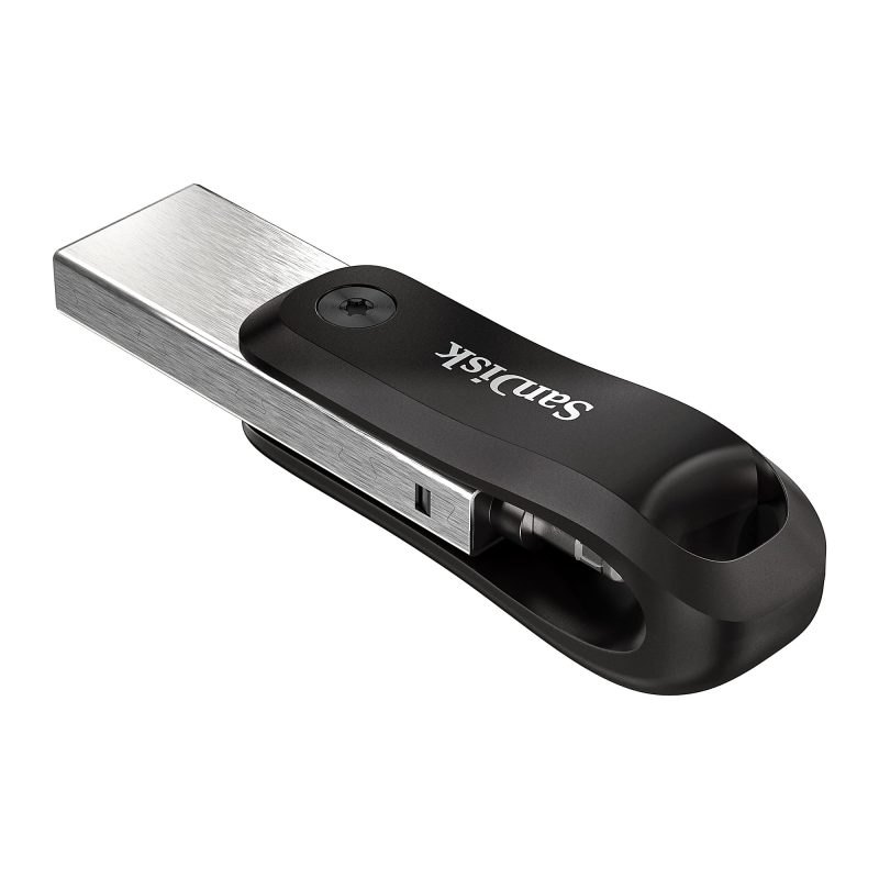 SanDisk® iXpand™ USB 3.0 Flash Drive Go, 256GB, Black/Silver - Image 4