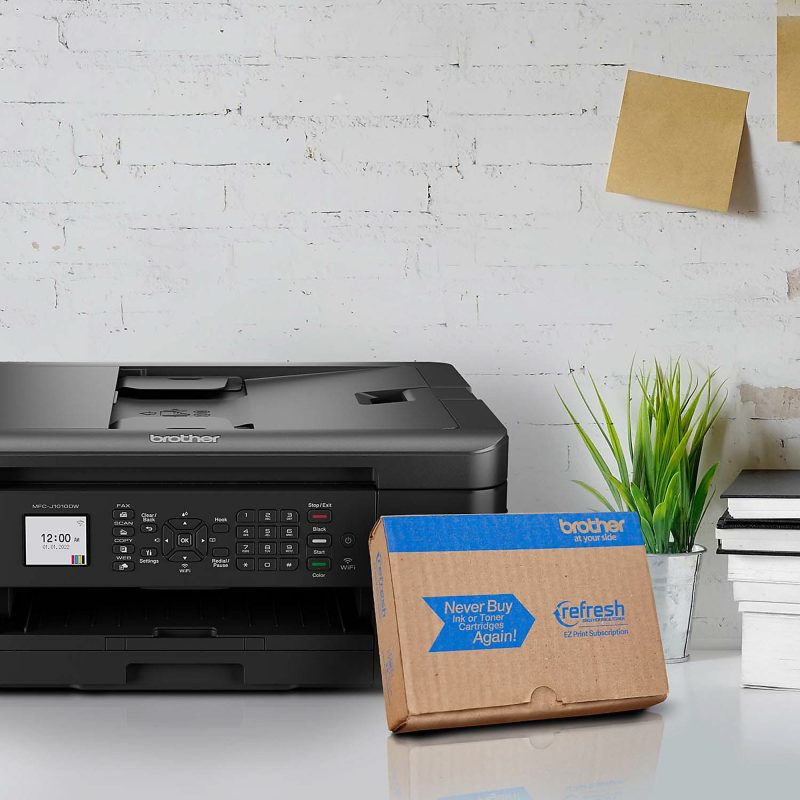 Brother® MFC-J1010DW Wireless Inkjet All-in-One Color Printer With Refresh EZ Print Eligibility - Image 8