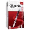 Sharpie® Retractable Permanent Markers, Fine Point, Black, Box Of 12 - Image 5