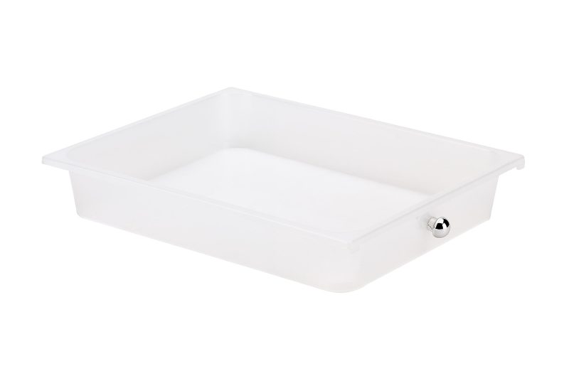 Realspace® 10-Drawer Mobile Cart, 35-13/16”H x 12-5/8”W x 14-3/8”D, White/Chrome - Image 4