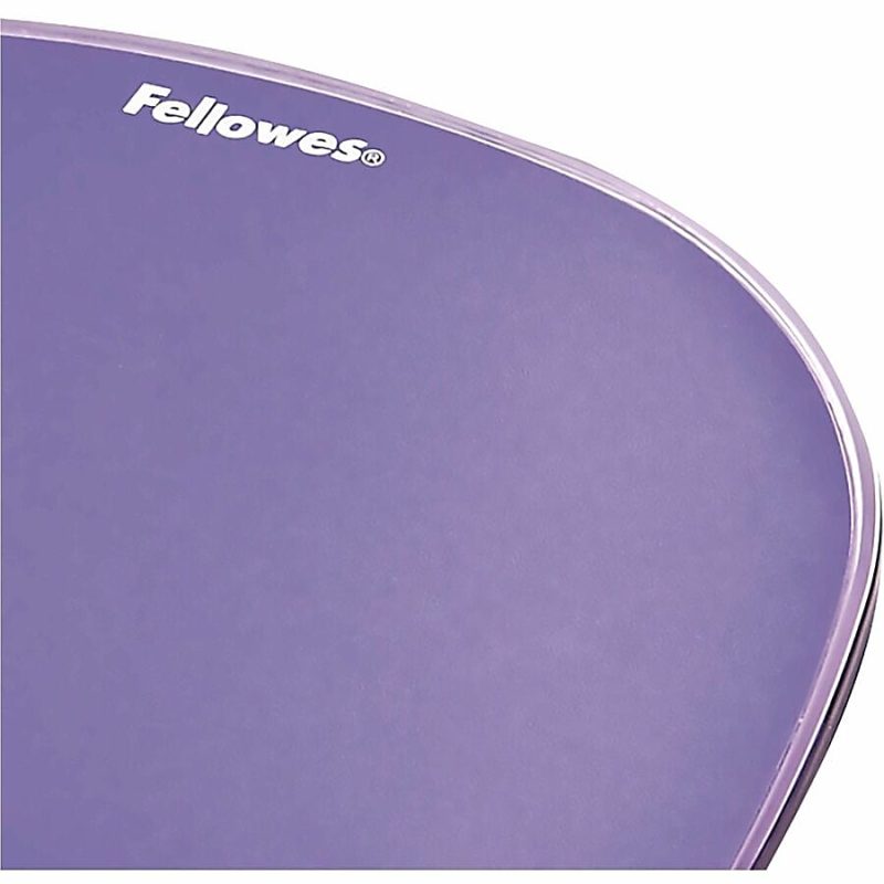Fellowes® Gel Crystals Mouse Pad With Wrist Rest, 1"H x 7.94"W x 9.25"D, Purple - Image 6