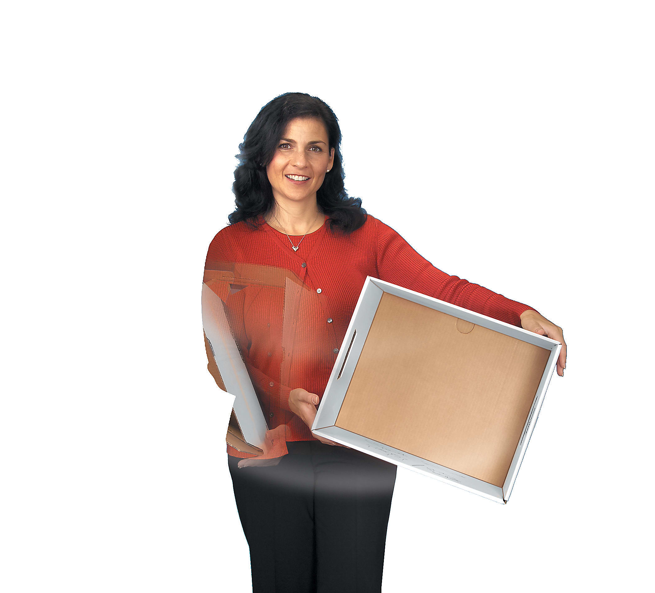 Bankers Box R Kive® DividerBox™ Heavy-Duty FastFold® File Storage Boxes With Locking Lift-Off Lids And Built-In Handles, Letter/Legal Size,  10"H x 12“W x 15"D, 60% Recycled, White/Blue, Case Of 12 - Image 5