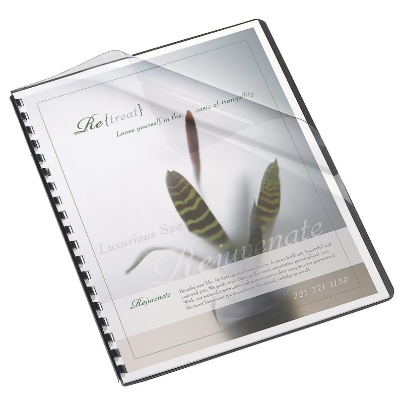 Office Depot® Brand Clear Binding Covers, 8-3/4" x 11-1/4", Box Of 100 - Image 3