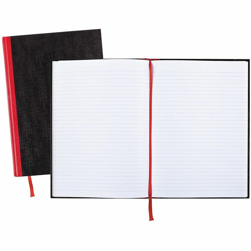 Black n' Red™ Notebook/Journal, 11 3/4" x 8 1/4", 192 Pages (96 Sheets), Black/Red, (D66174) - Image 5