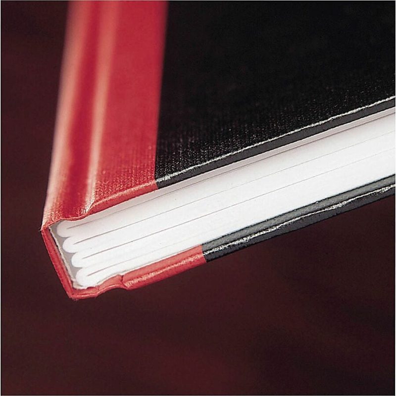 Black n' Red™ Notebook/Journal, 11 3/4" x 8 1/4", 192 Pages (96 Sheets), Black/Red, (D66174) - Image 8