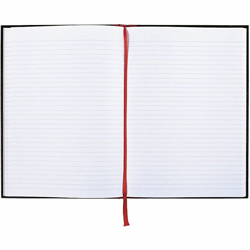 Black n' Red™ Notebook/Journal, 11 3/4" x 8 1/4", 192 Pages (96 Sheets), Black/Red, (D66174) - Image 10