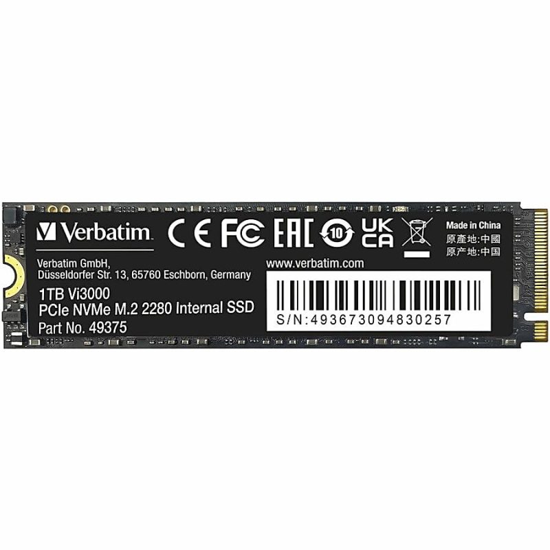 1TB Vi3000 PCIe NVMe M.2 2280 Internal SSD - Desktop PC, Notebook Device Supported - 750 TB TBW - 3300 MB/s Maximum Read Transfer Rate - 2 Year Warranty - Image 3