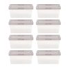 Iris® Snap Top Storage Boxes, 4.3 Gallon, Clear, Set Of 8 Boxes