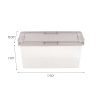 Iris® Snap Top Storage Boxes, 4.3 Gallon, Clear, Set Of 8 Boxes - Image 5