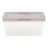 Iris® Snap Top Storage Boxes, 4.3 Gallon, Clear, Set Of 8 Boxes - Image 7