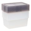 Iris® Snap Top Storage Boxes, 4.3 Gallon, Clear, Set Of 8 Boxes - Image 9