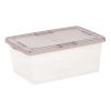 Iris® Snap Top Storage Boxes, 4.3 Gallon, Clear, Set Of 8 Boxes - Image 11