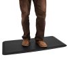 Mind Reader Anti-Fatigue Standing Desk Mat, 3/4"H x 20-1/4"W x 39-1/2"L, Black