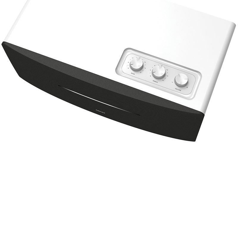 Edifier D12 Desktop 70W Continuous-Power Bluetooth Amplified Integrated Stereo Speaker With Remote, White - Image 3