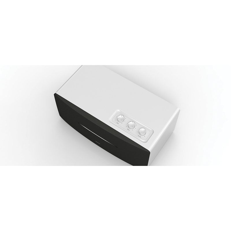 Edifier D12 Desktop 70W Continuous-Power Bluetooth Amplified Integrated Stereo Speaker With Remote, White - Image 4