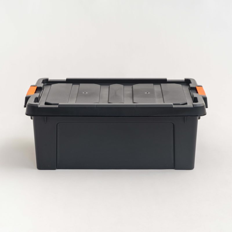 Iris® Remington Heavy Duty Store-It-All Tote, 11.75 Gallon, Black - Image 7