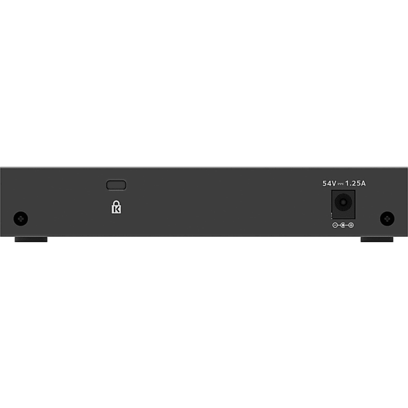 Netgear 8-Port Gigabit Ethernet PoE+ Smart Managed Plus Switch - 8 Ports - Manageable - 2 Layer Supported - 62 W PoE Budget - Twisted Pair - PoE Ports - Wall Mountable, Desktop, Rack-mountable - 5 Year Limited Warranty - Image 4